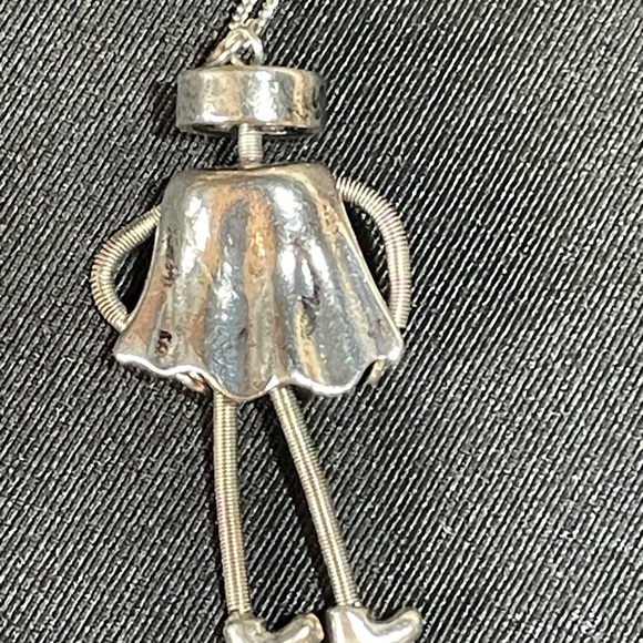 NWT Superhero robot charm and necklace with heart on his chest - Picture 2 of 4